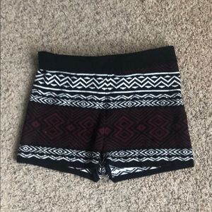 Forever 21 Aztec print shorts.